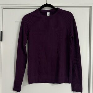 Purple Lululemon Long Sleeve Athletic Top